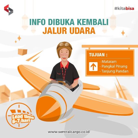 Info Dibuka Kembali Pengiriman Barang Via Udara